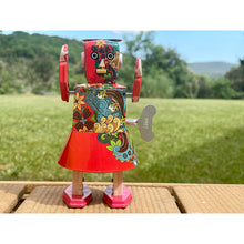 Load image into Gallery viewer, blossom robot tin toy from mr &amp; mrs tin for kids/children