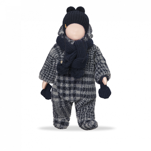 1+ In The Family James Polar Suit in navy for babies