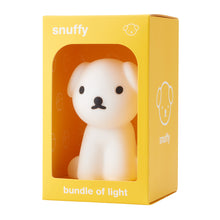 Load image into Gallery viewer, white dog lamp snuffy bundle of light from mr maria for babies, toddlers, kids/children