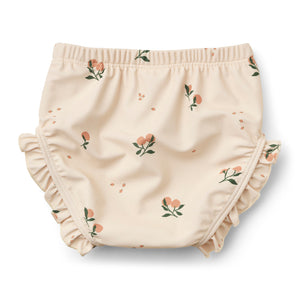 Liewood Mila Baby Swim Pants in colour peach/sandy mix for babies