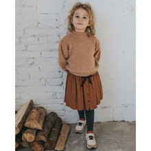 Load image into Gallery viewer, starry night skirt in the colour RUST from búho for kids/children