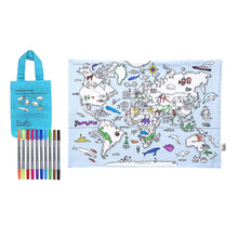 Load image into Gallery viewer, Eat Sleep Doodle Placemat - World Map