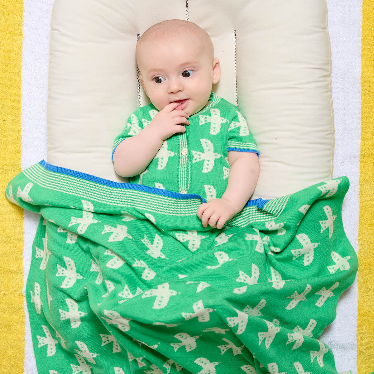 The Bonnie Mob Polperro Shorty Shorty Playsuit organic cotton
