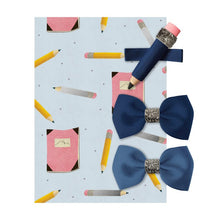 Load image into Gallery viewer, Milledeux Pencil Hairclips Blue
