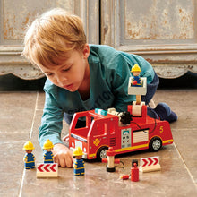 Load image into Gallery viewer, Tender Leaf Toys Fire Engine imaginative play