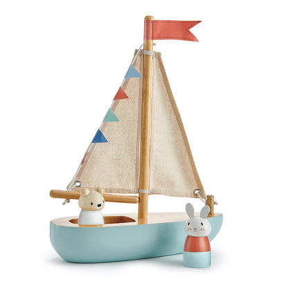 Tender Leaf Toys Sailway Boat