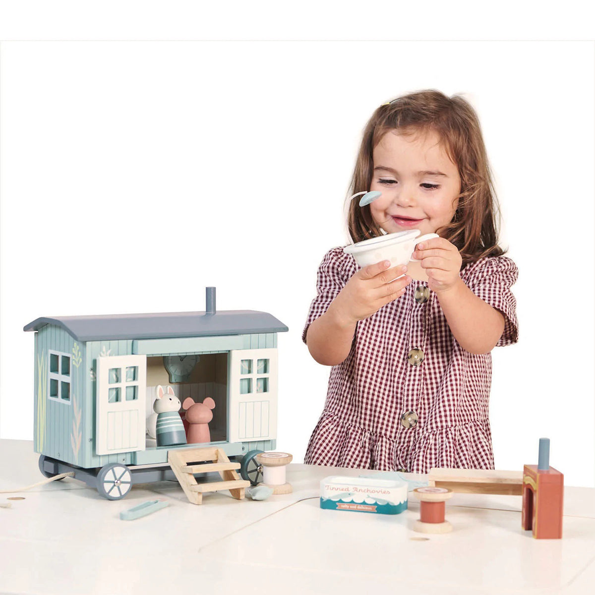 Tender Leaf Toys wooden Secret Meadow Shepherds Hut