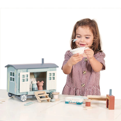 Tender Leaf Toys wooden Secret Meadow Shepherds Hut