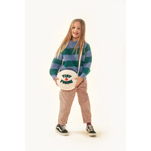 Load image into Gallery viewer, Tiny Cottons Big Stripes Mockneck Sweater for girls
