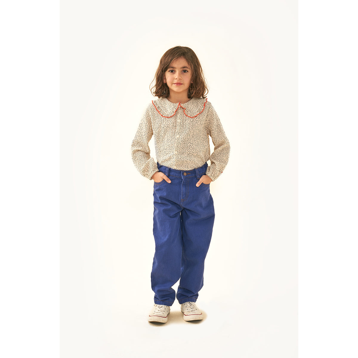 Tiny Cottons cotton Small Dots Shirt