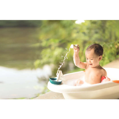 Plan Toys Sailing Boat With Polar Bear for kids/childrens