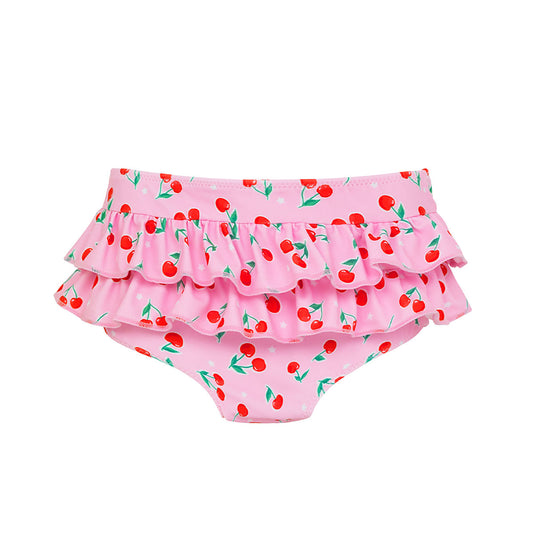 Sunuva Cherries Frill Nappy Pant