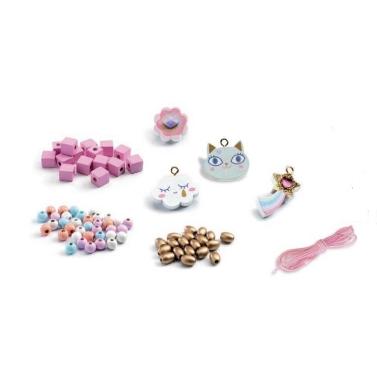 Djeco Wooden Beads - Rainbow