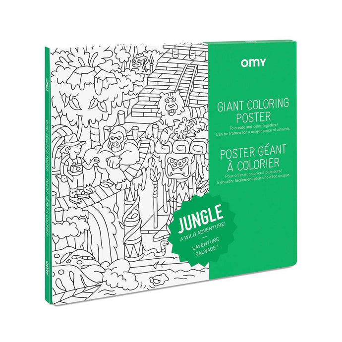 Omy Jungle Giant Colouring Poster