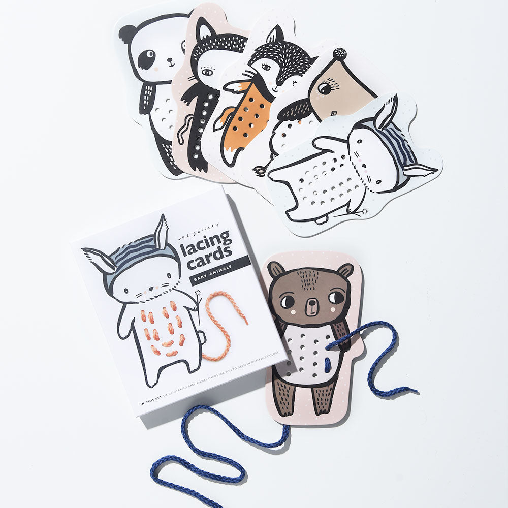 Wee Gallery Lacing Cards