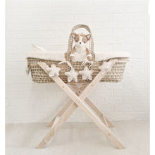 Load image into Gallery viewer, Baby Shower Lux Beach Wood Moses Folding Stand