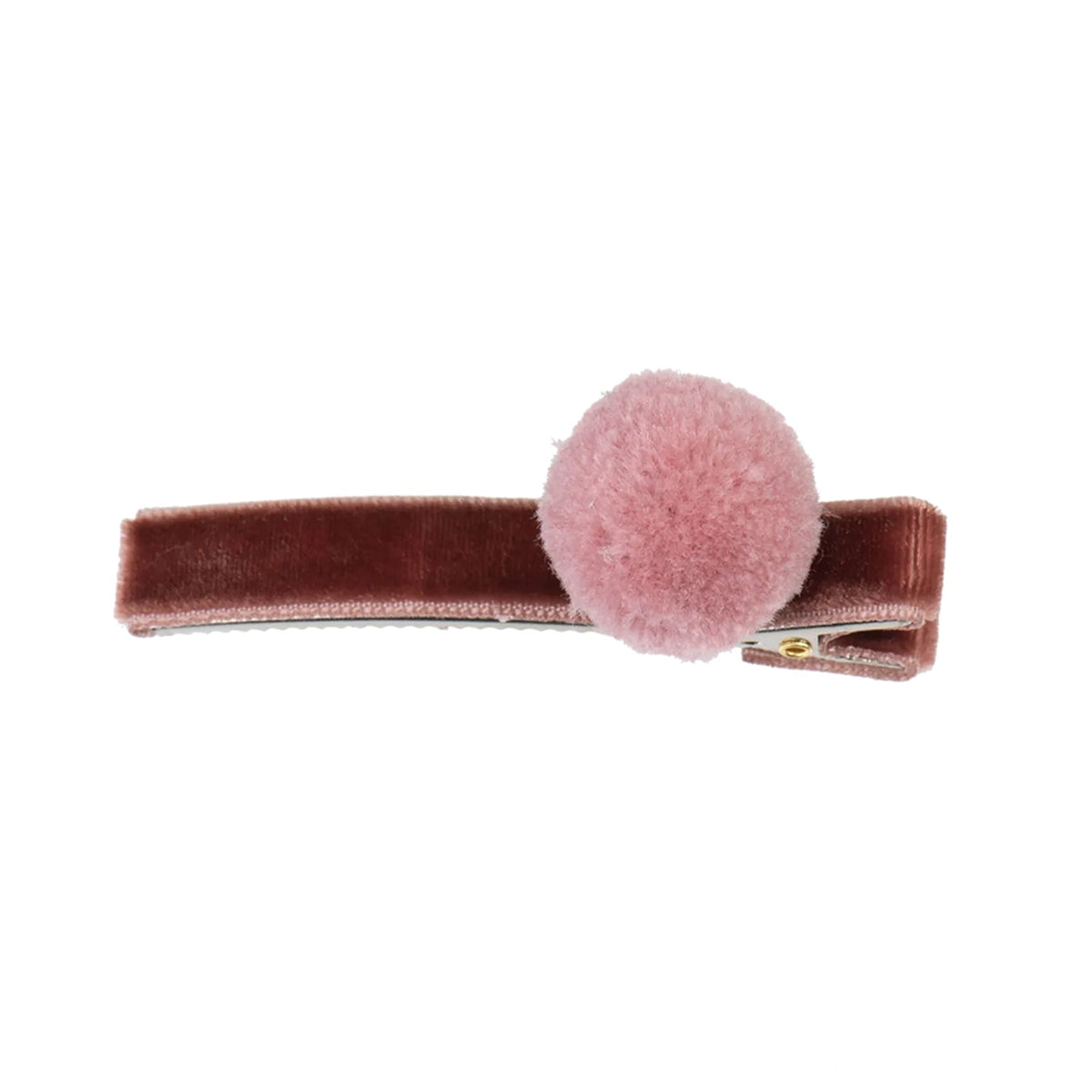 Bon Dep Aligator Clip With Pompom