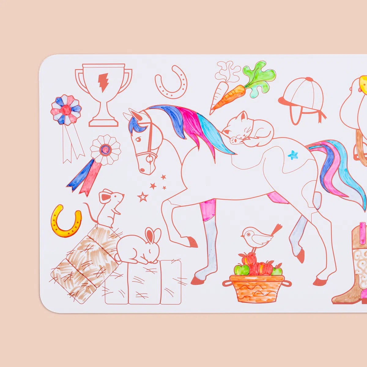 Super Petit Mini Playmat - Pony Club for kids/children