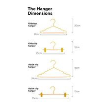 Load image into Gallery viewer, Mustard Made Adult Clip Hanger in Mustard