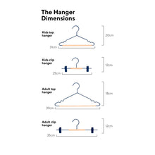 Load image into Gallery viewer, Mustard Made Adult Clip Hanger in Navy