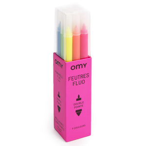 OMY Neon Felt Pens