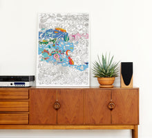 Load image into Gallery viewer, Omy Giant Colouring Poster Ocean