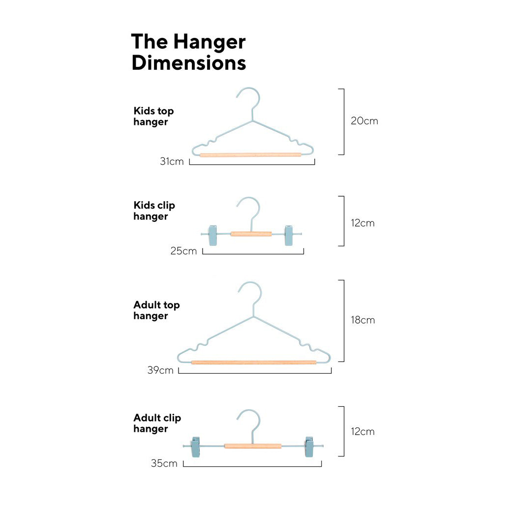 Mustard Made Adult Top Hanger in Ocean