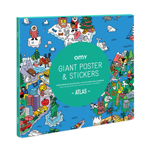 Load image into Gallery viewer, OMY Giant Poster &amp; Stickers - Atlas