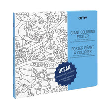 Load image into Gallery viewer, Omy Giant Colouring Poster Ocean