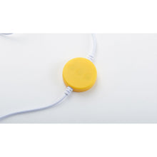 Load image into Gallery viewer, yellow smiley led lamp with touch dimmer button from mr maria for kids