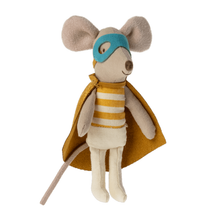 Load image into Gallery viewer, Maileg Super Hero Mouse In Matchbox for kids/children