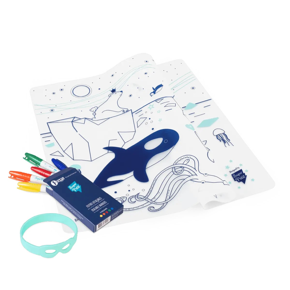 Super Petit On An Iceberg playmat
