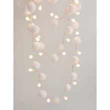 Load image into Gallery viewer,  White Pom Pom Fairy Light Chain from pom pom galore